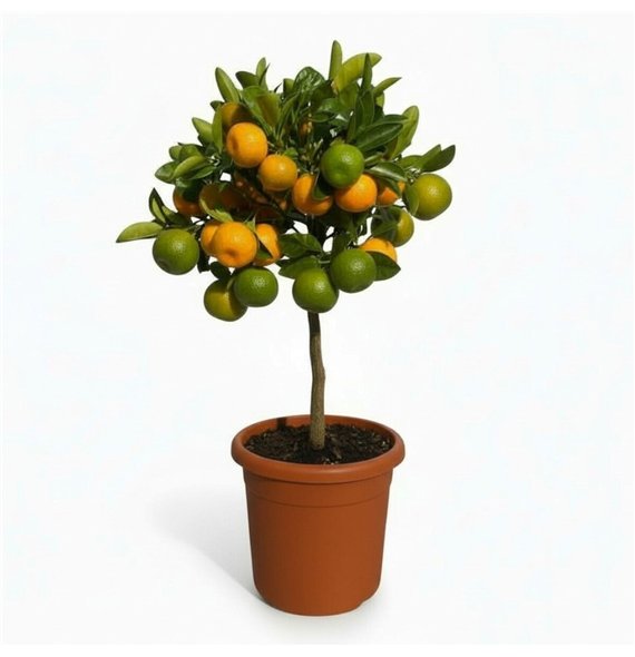 Citrus calamondin  on stem 45cm 15cm Q1853